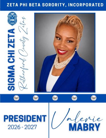 Valerie Mabry, President of Sigma Chi Zeta for 2026-2027.