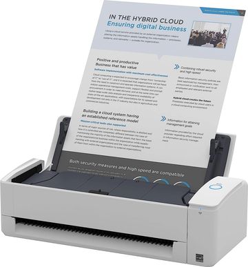 ScanSnap iX1300 Compact Wireless or USB Double-Sided Color Document, Photo & Receipt Scanner with Au