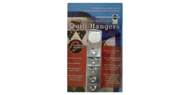 Invisible quilt hangers for secure and damage-free wall mounting.