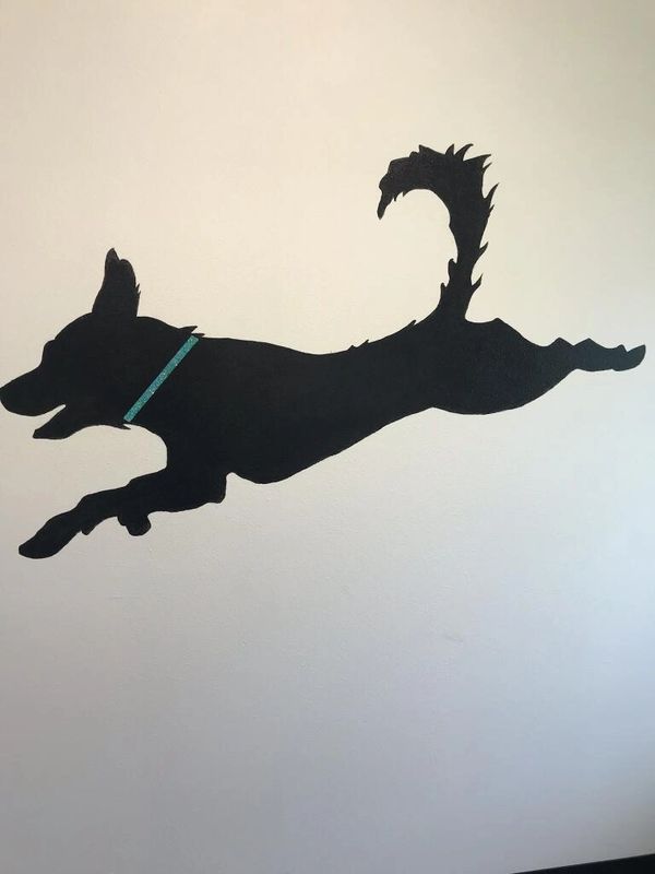 Dog Mural Hope & Love Veterinary Hospital