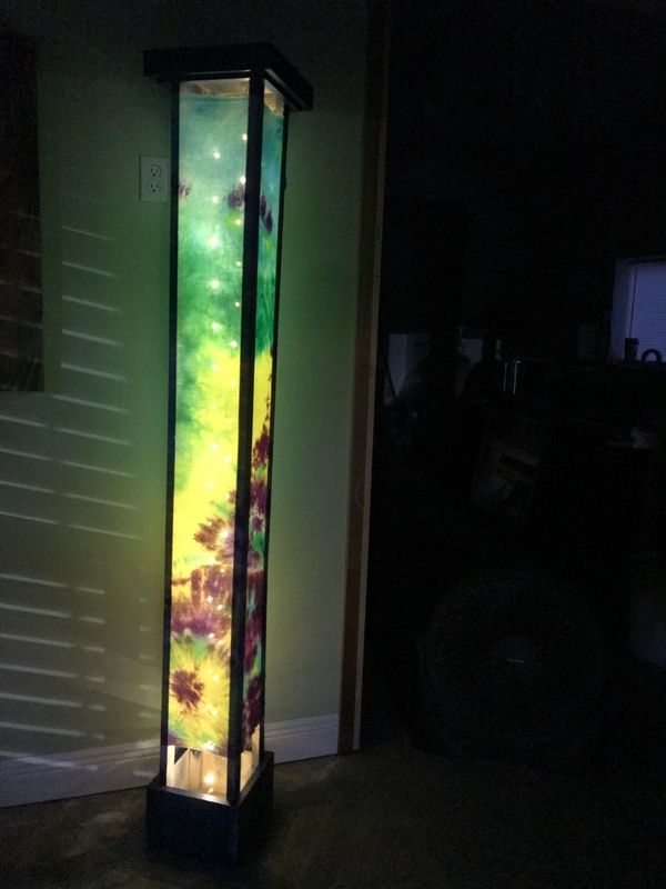 Tie Dyed Lamp