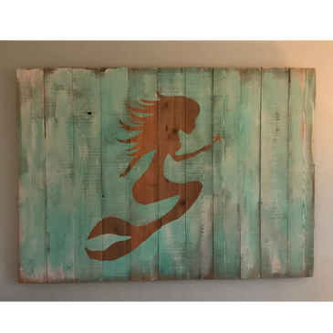 Mermaid, silhouette 