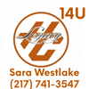 Logo with stylized letters 'LC' and text 'Legend 8U' in brown.