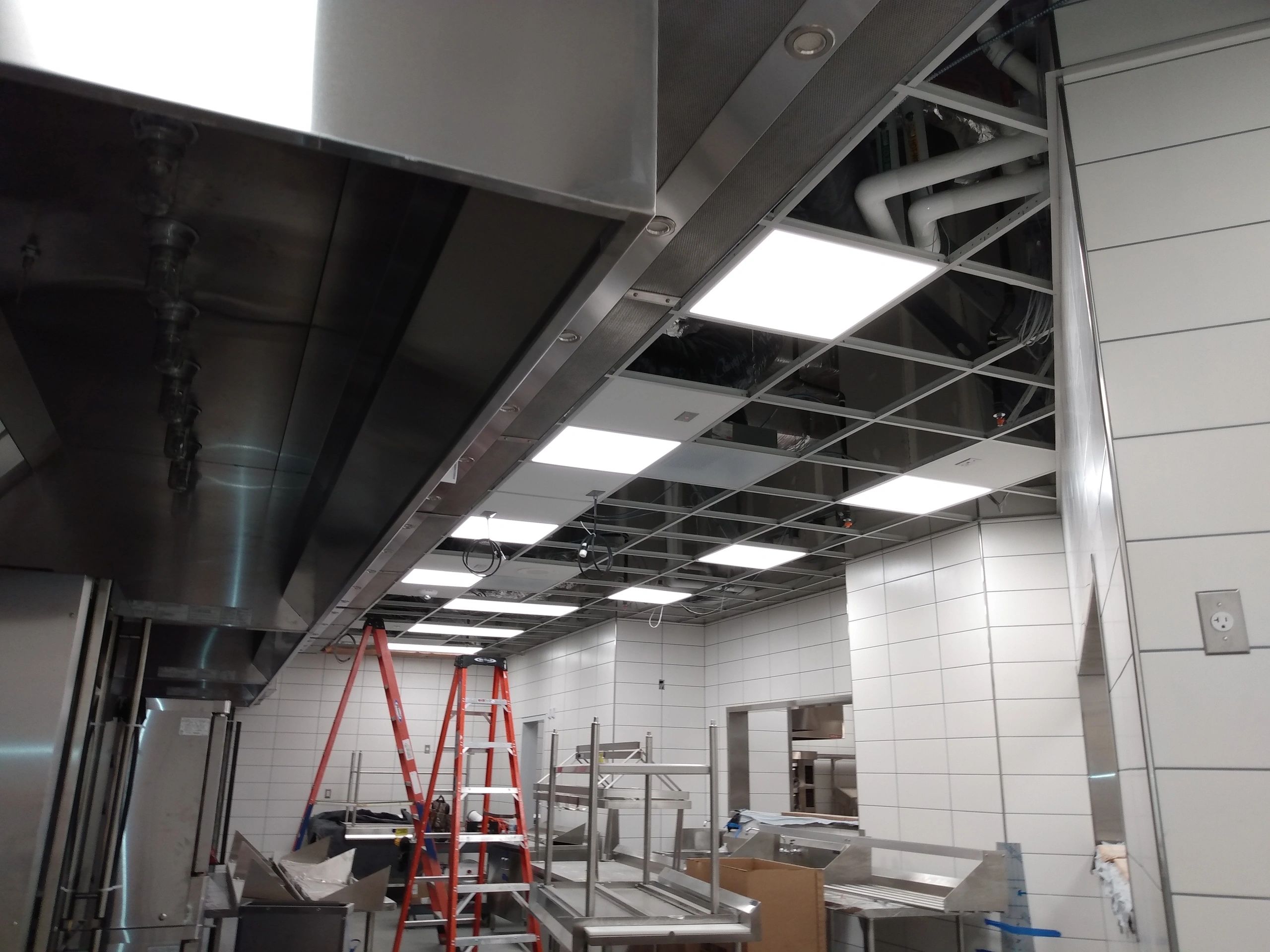 Install 2x4 light fixture