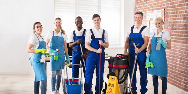 A janitorial team.