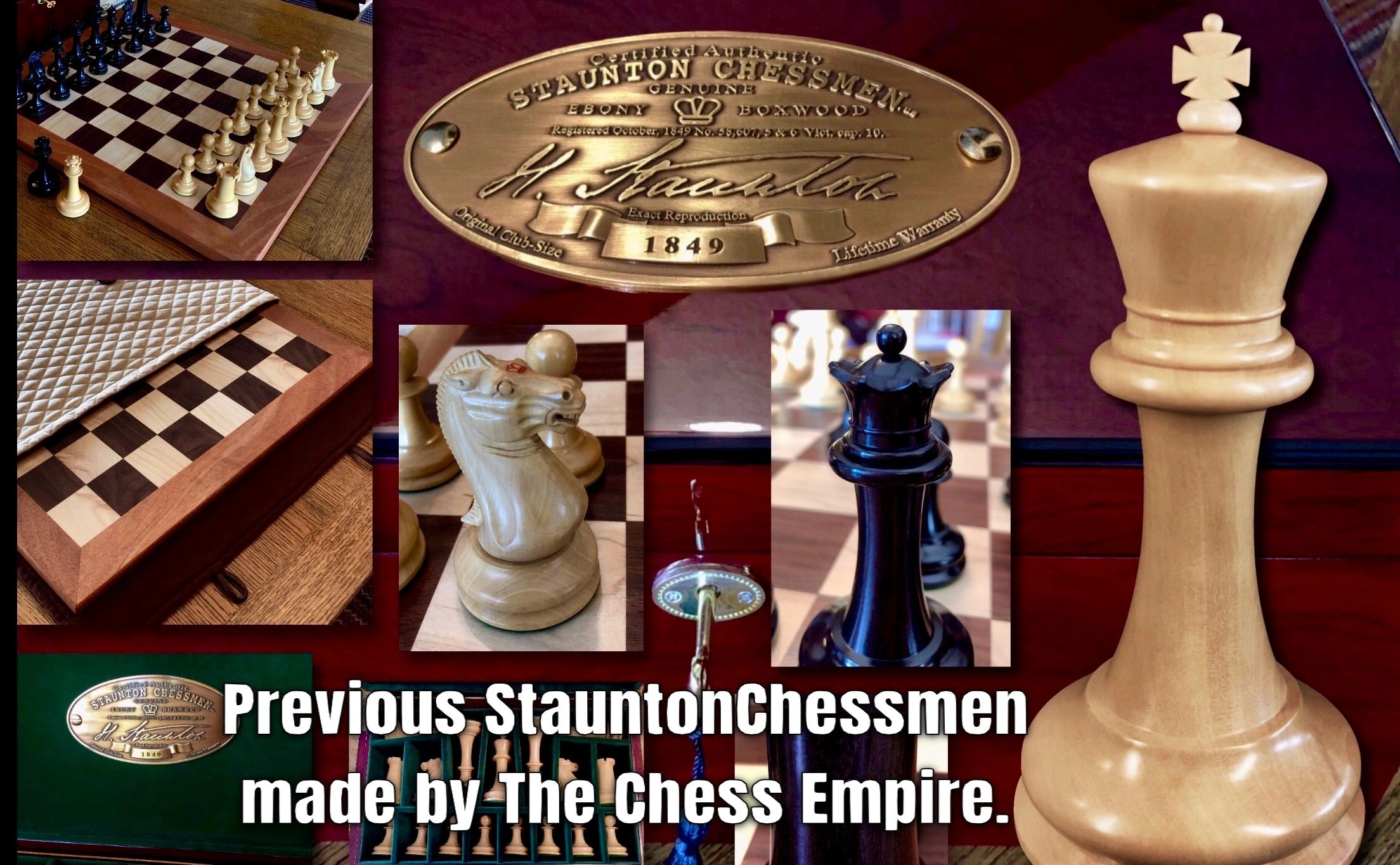 Staunton Chessmen 17th Olympiad 1966 Circa Reproduction – Staunton Castle