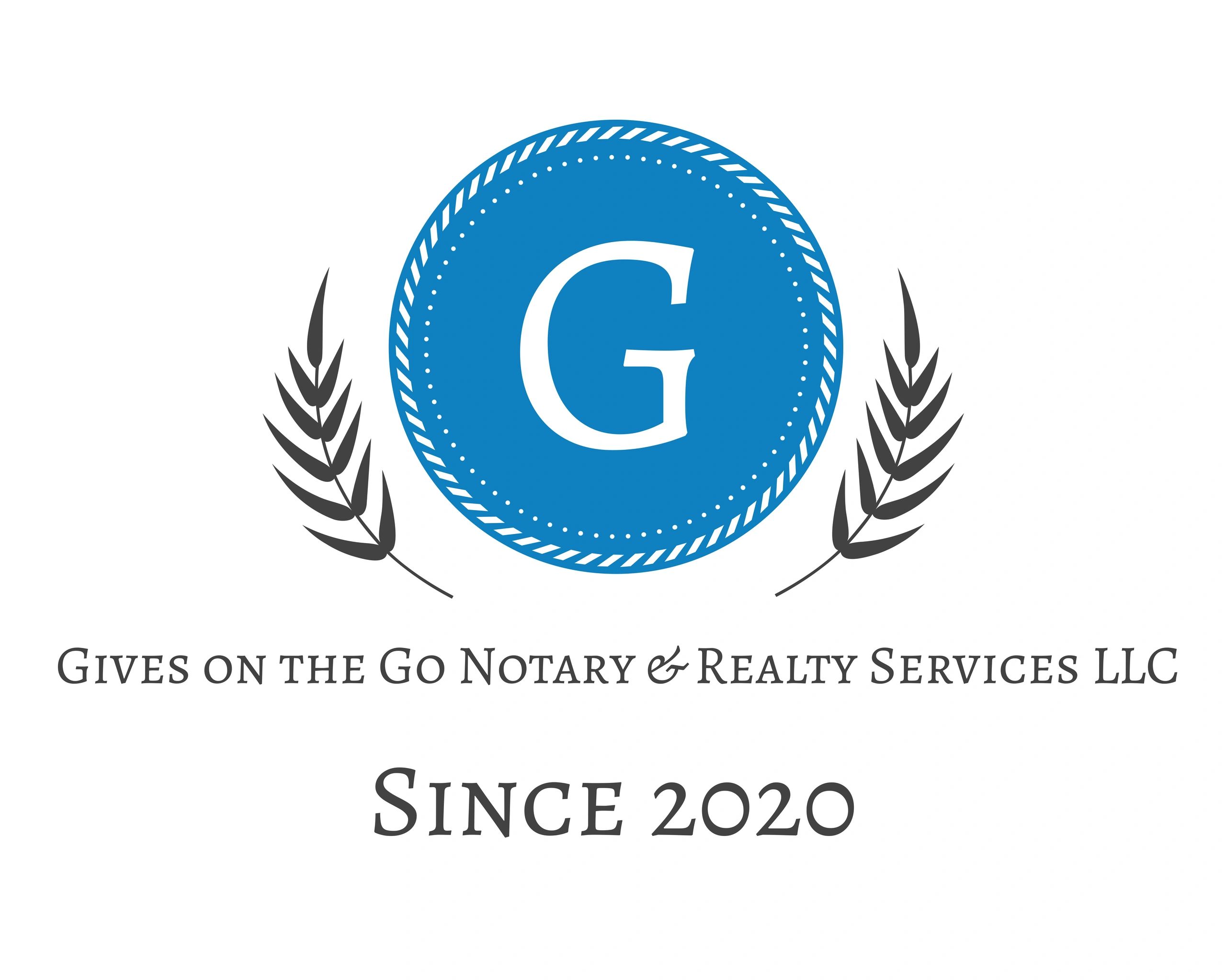 Gives on the Go Notary and Realty Services