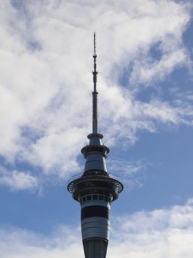 A big sizer tower placed over a building