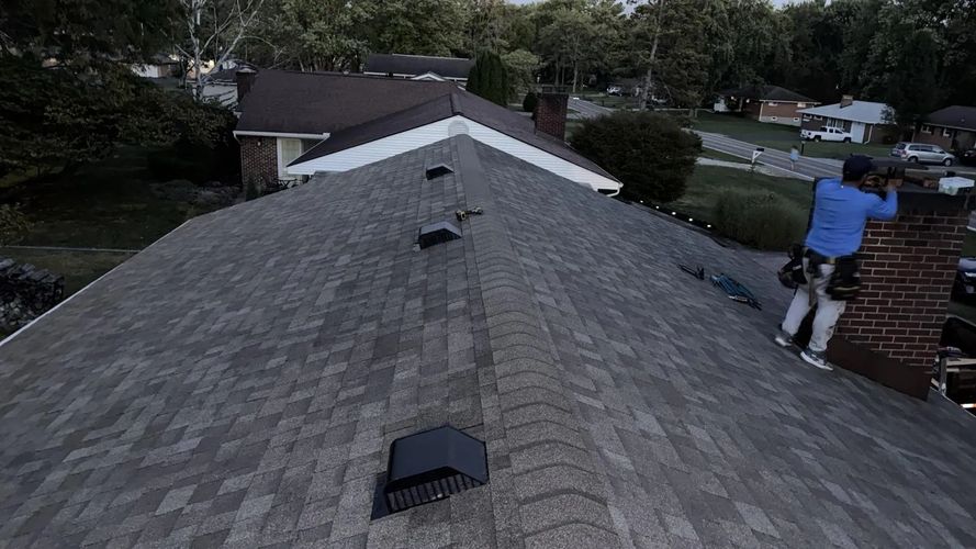 New roof replacement in Beavercreek, Ohio.
