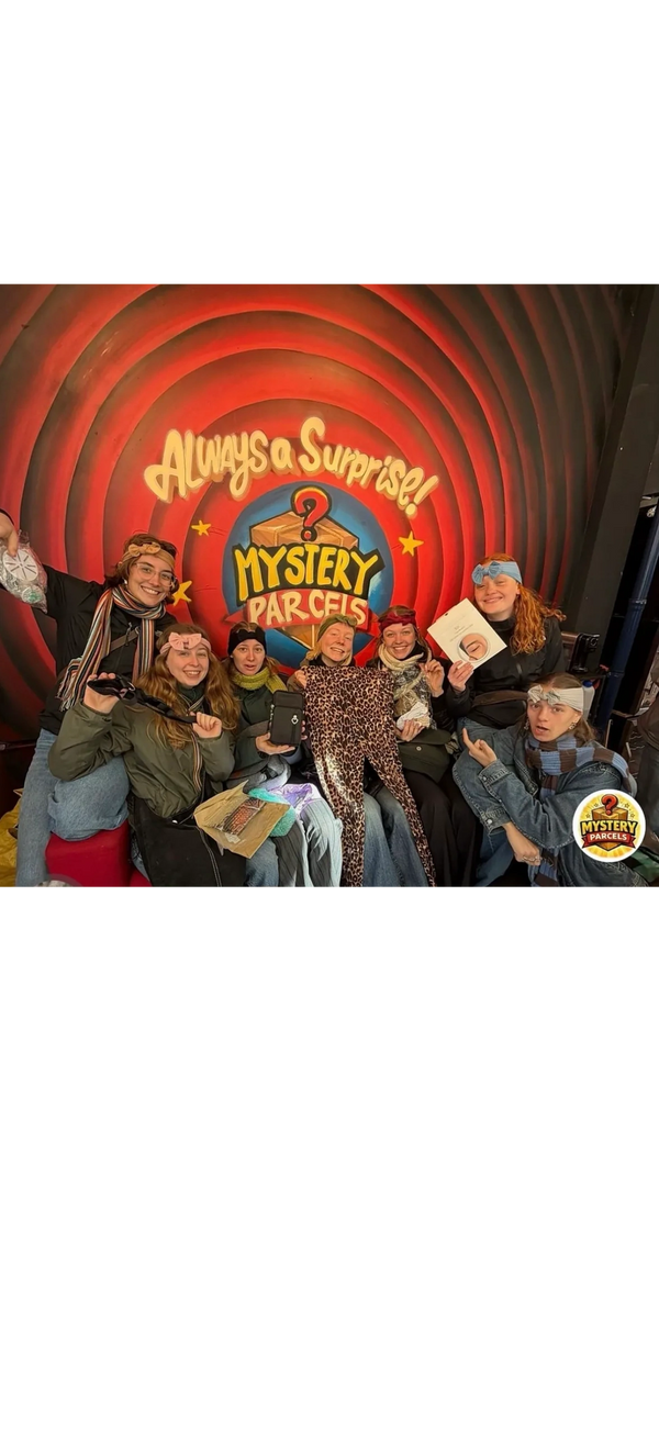 The unbox experience at the Waterlooplein . The Mystery Parcel Store in Amsterdam