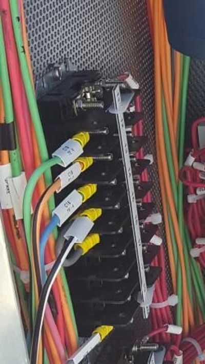 Example of Electrical work performed by electrician, Stephen Tangney in Worcester Massachusetts.