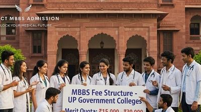 MBBS Fee in UP Government colleges, with students