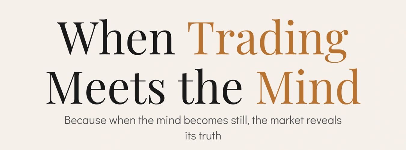 Inspirational trading quote highlighting mind and market.