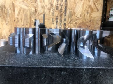 Foam router machine blades - reverse engineering from spend blades