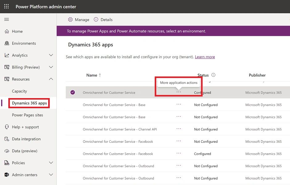 Omnichannel for Dynamics 365 Customer Service exceptions
