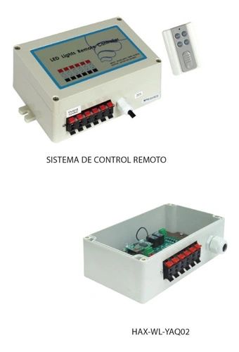 Caja de control para iluminación HAX con control remoto 100w 12v