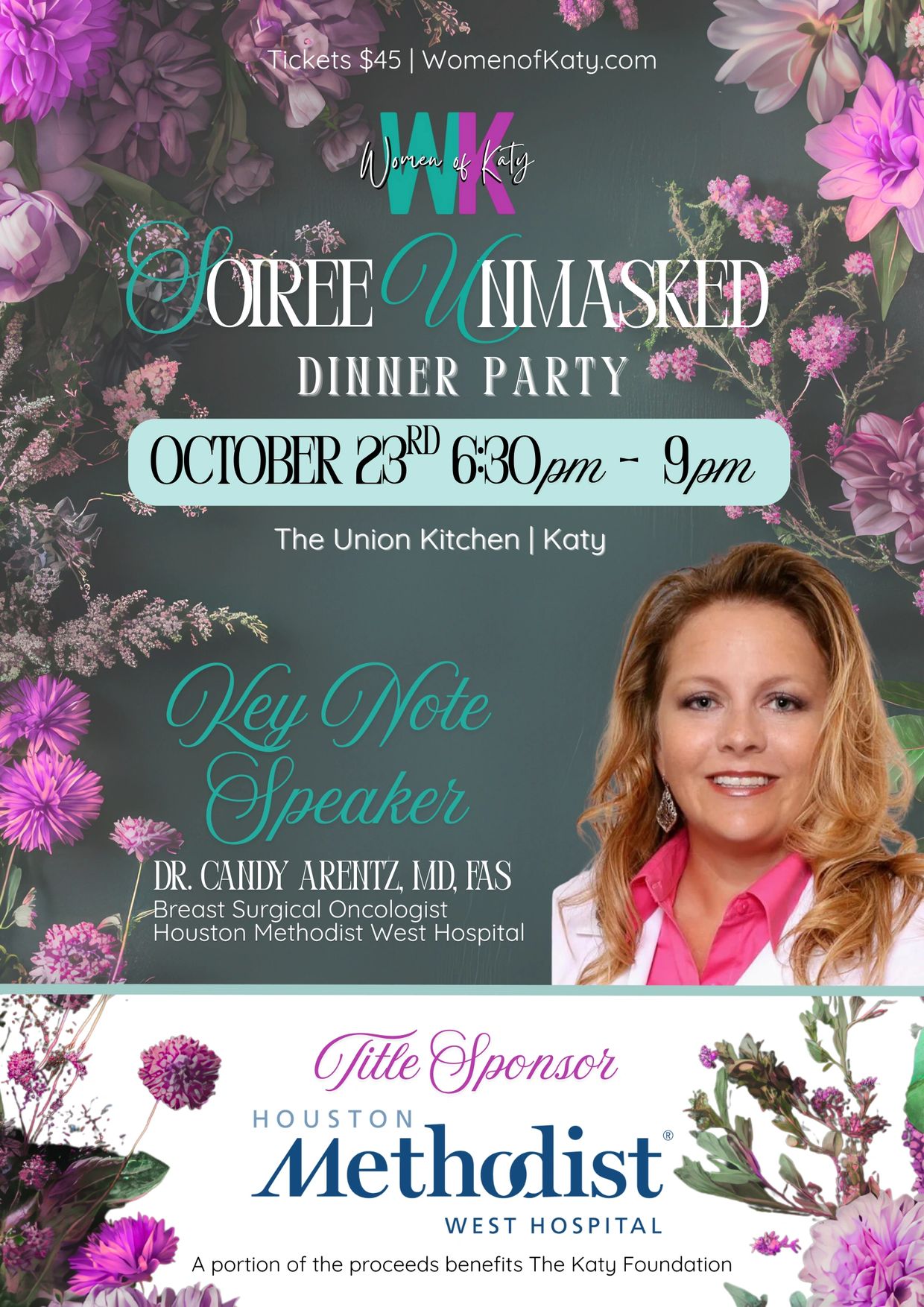 Women of Katy Dinner Party | Dr. Candy Arentz Houston Methodist West Hospital