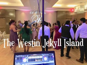 Bride and Groom dancing at the Westin in Jekyll Island, Georgia