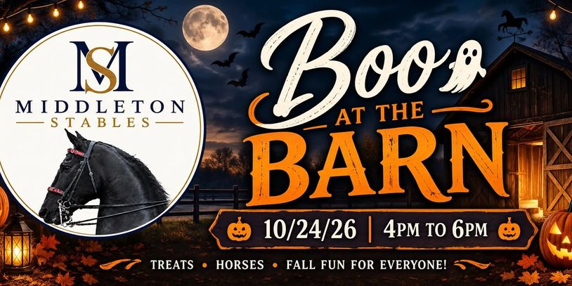Halloween event at Middleton Stables called Boo at the Barn.