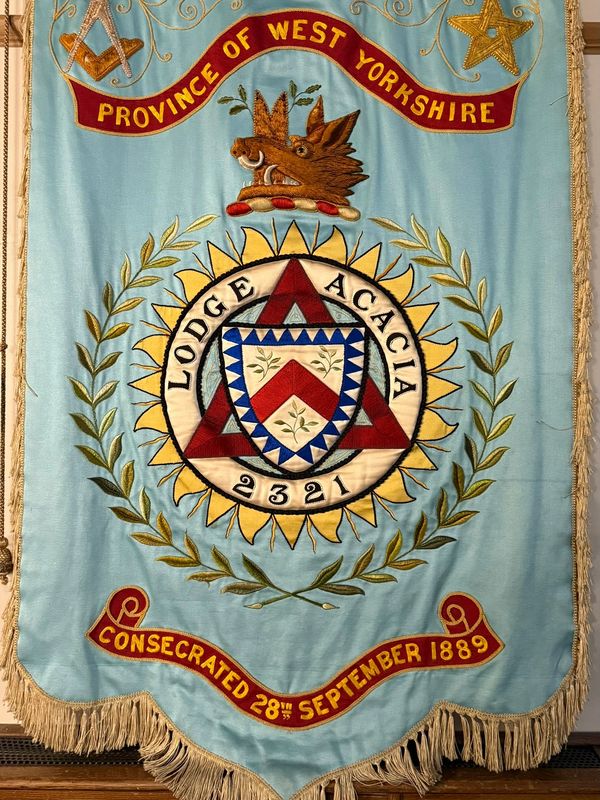 Acacia's Masonic Banner
Freemasonry Baildon
Freemasonry in Bradford, West Yorkshire, Baildon