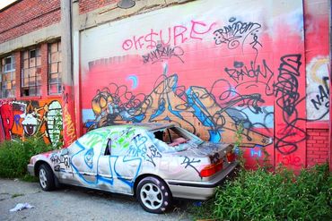 GRAFFITI ALLEY IN BALTIMORE, MARYLAND. MEDIA COVERAGE BY KENDESIMOHAMMED.COM #kendesimedia 