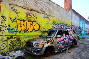 GRAFFITI ALLEY IN BALTIMORE, MARYLAND. MEDIA COVERAGE BY KENDESIMOHAMMED.COM #kendesimedia 