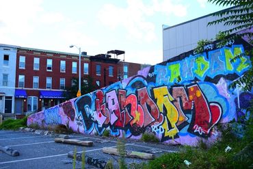 GRAFFITI ALLEY IN BALTIMORE, MARYLAND. MEDIA COVERAGE BY KENDESIMOHAMMED.COM  #kendesitv 