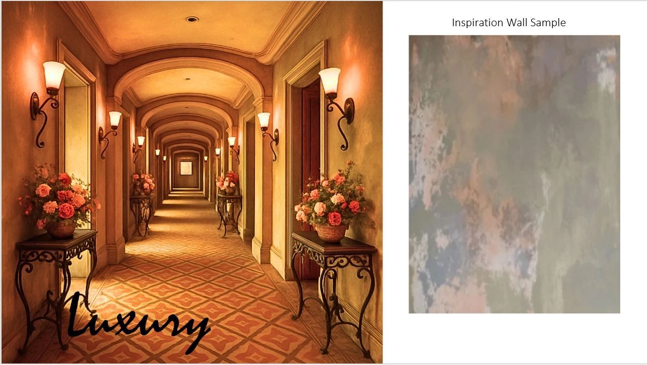 remodel is complete. faux plasters, faux finishes Atlanta