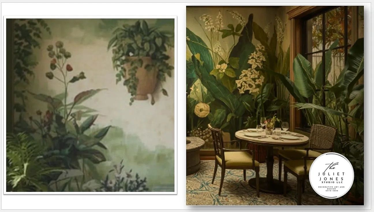 murals , Atlanta muralists, faux finishers USA, Nashville, Charlotte, Jacksonville, Atlanta