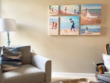 Summer photographs  captured in camera and hand painted by Suzanne Stark