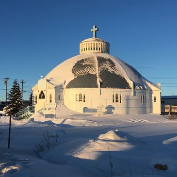 igloo church town tour inuvik