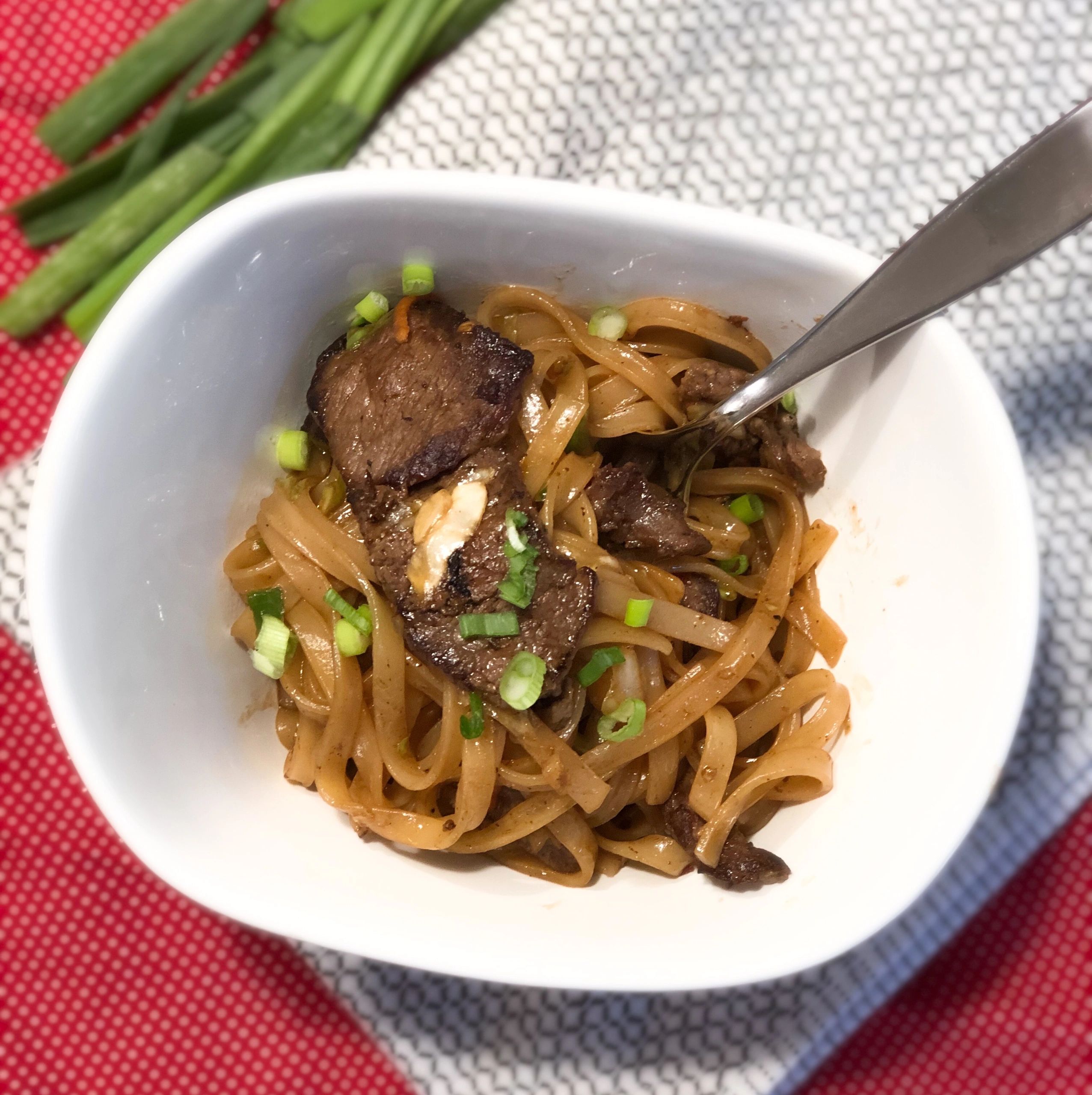 Beef Stir Fry with Rice Noodles
