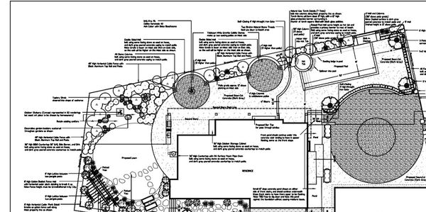 Landscape Construction Drawing