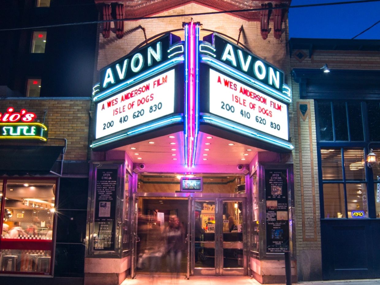 The Avon theatre in Providence, Rhode Island 