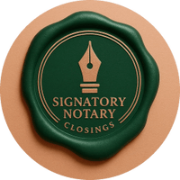 Signatory
Notary
Closings