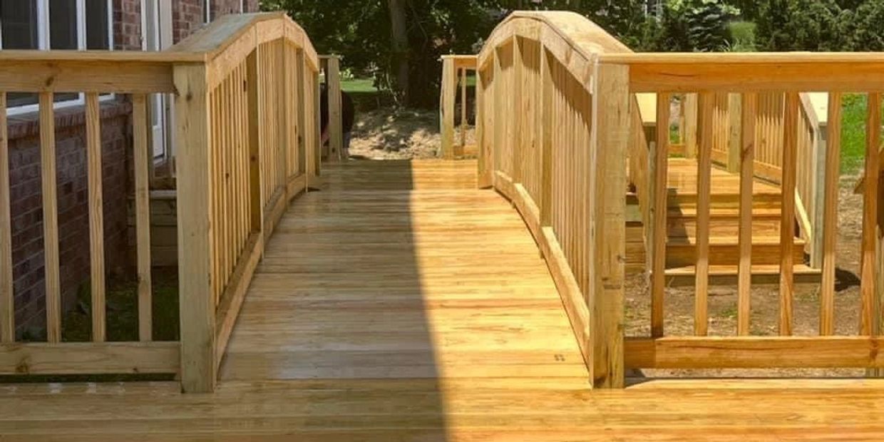 Beautiful Arched Deck Makes Any Backyard more Appealing in Pittsboro, IN