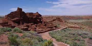 Wupatki National Monument Northeast of Flagstaff, Arizona.