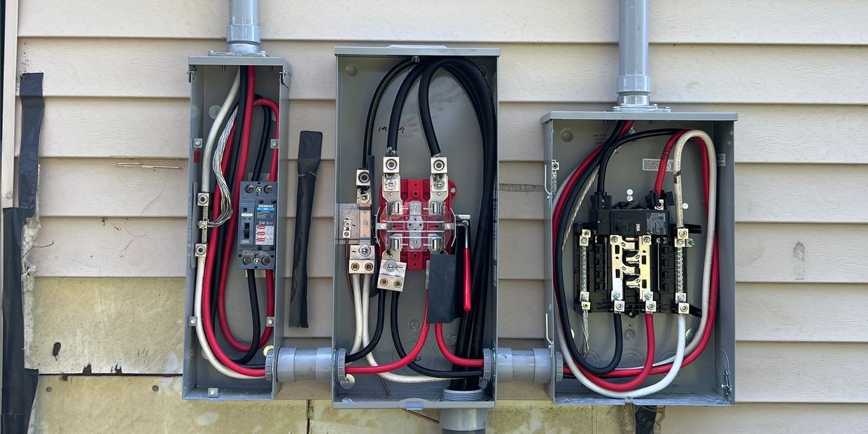 400 amp relocated electrical service
