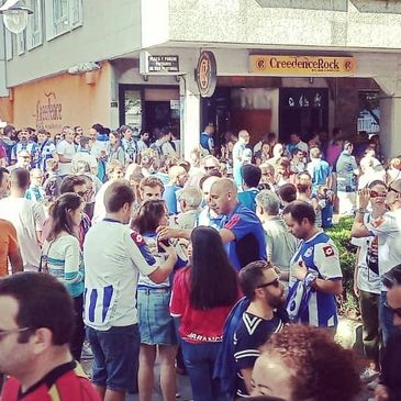 Un día de fútbol . FORZA DEPOR