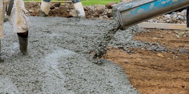 Concreter driveway installation with the help of Picasso Construction Inc.  