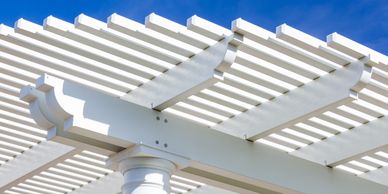 Pergola construction with the help of Picasso Construction Inc.  