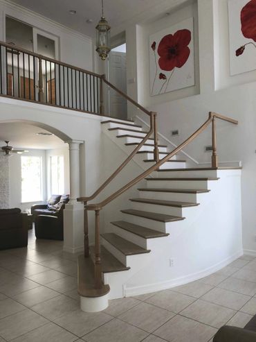 Interior of a home painted in white