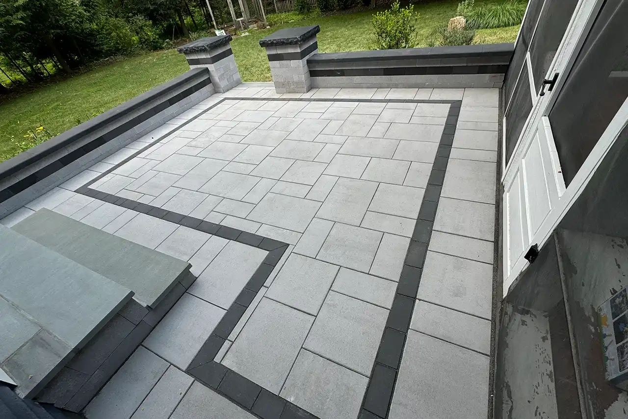 masonry contractor Guilford CT fieldstone patio chimney repair