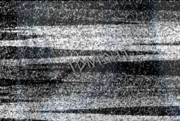 Black and white static TV screen with distorted lines.