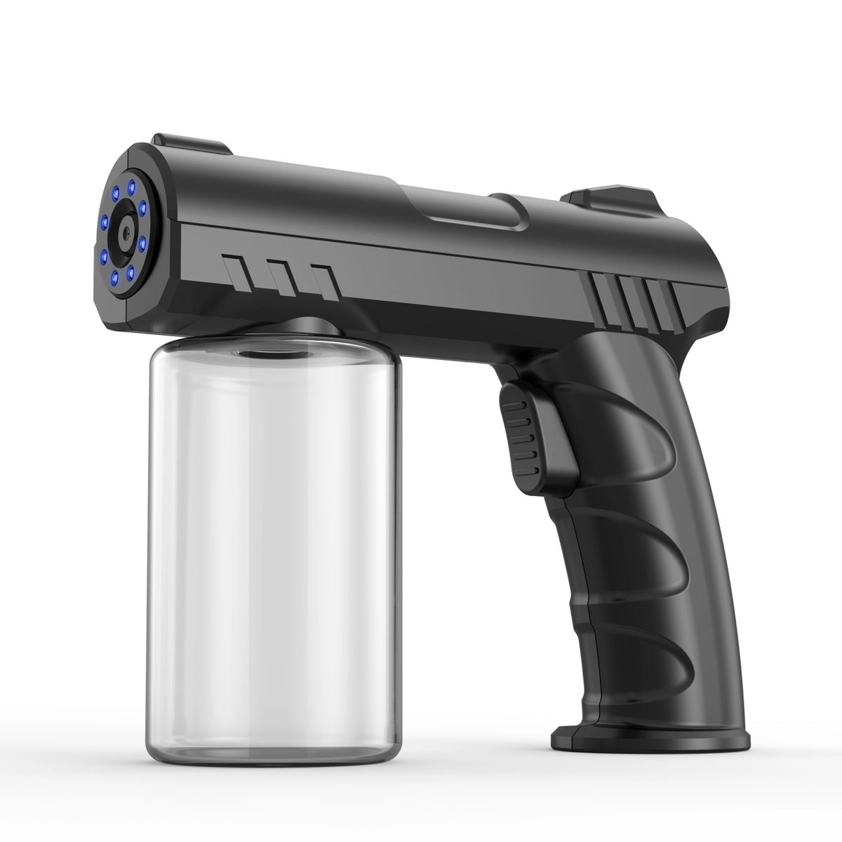 Ordinateur de poche de la pompe à eau haute pression à la lumière bleue  rechargeable sans fil Nano Pistolet de pulvérisation - Chine Nano germicide  spray gun, portable sans fil pistolet atomiseur