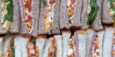 Sandwich platter selection