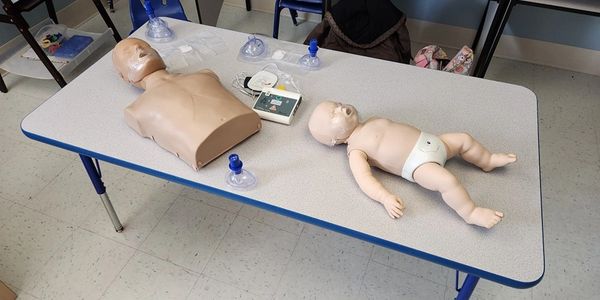 CertServe CPR/First Aid equipment and manakins