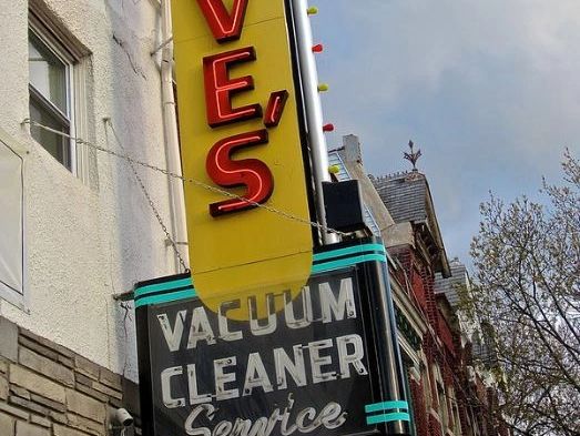 Daves Vac Signage Outside our Allentown Location 