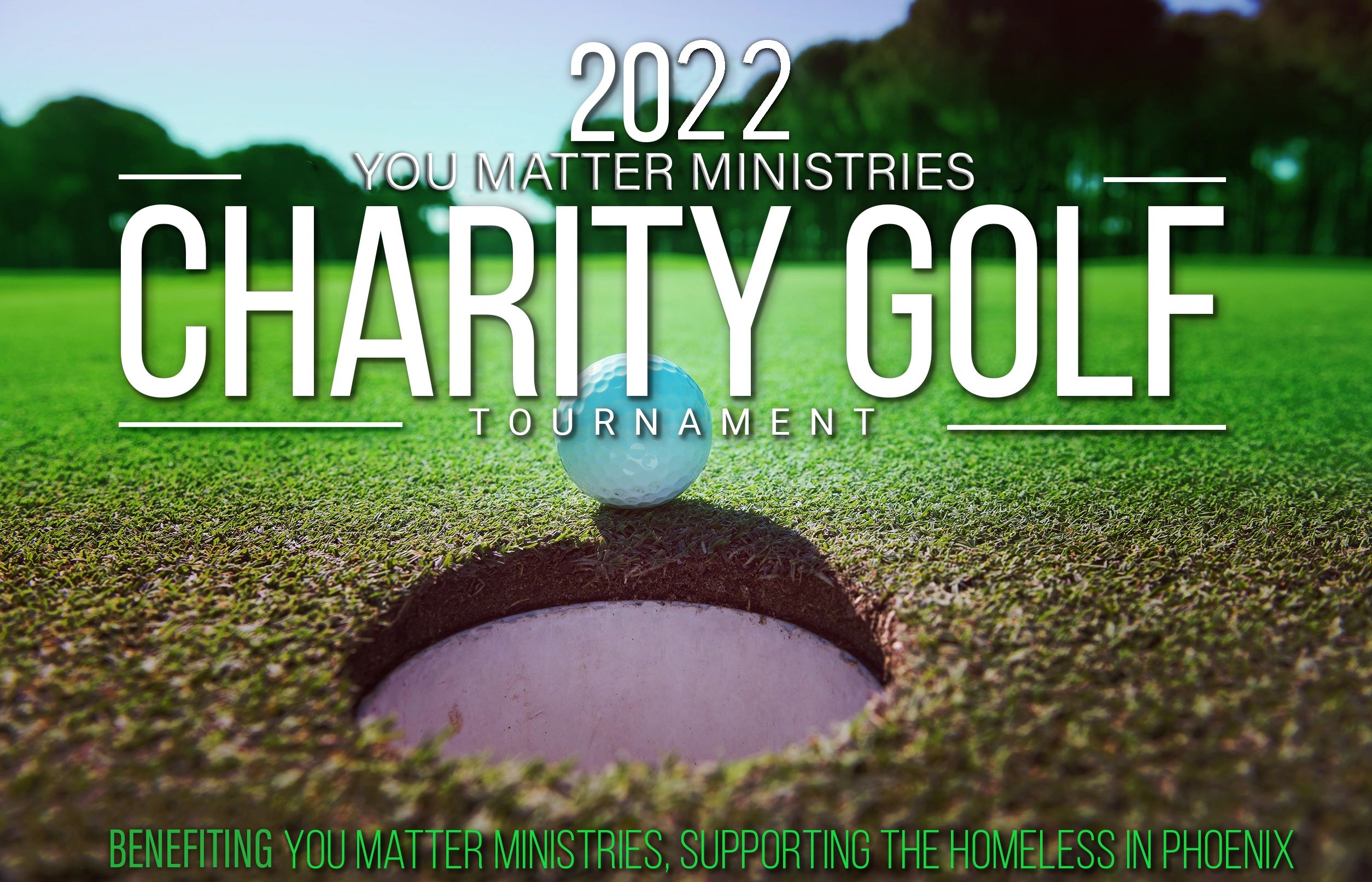 2022 You Matter Ministries Charity Golf Tournament poster