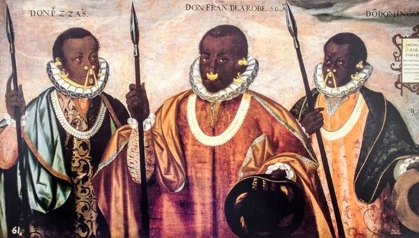 Historical record — Black slaves brought by Cortez